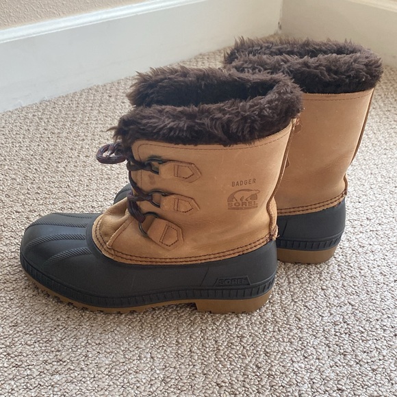 Sorrel Badger Winter Boots Men’s size 6/ Women’s size 8. - Picture 2 of 13